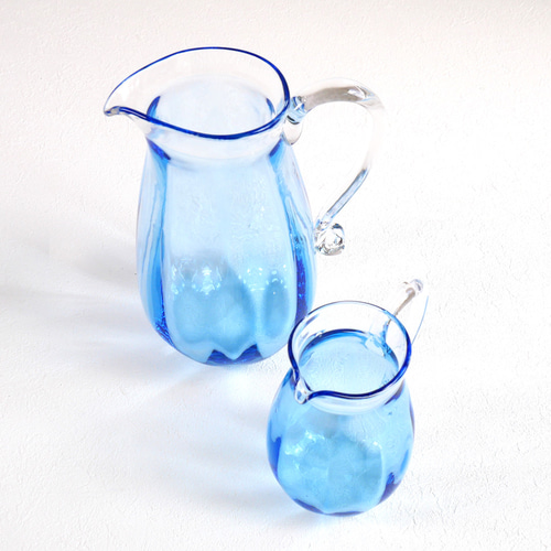 ブルーと透明のさわやかピッチャー（大きめタイプ） その他キッチン