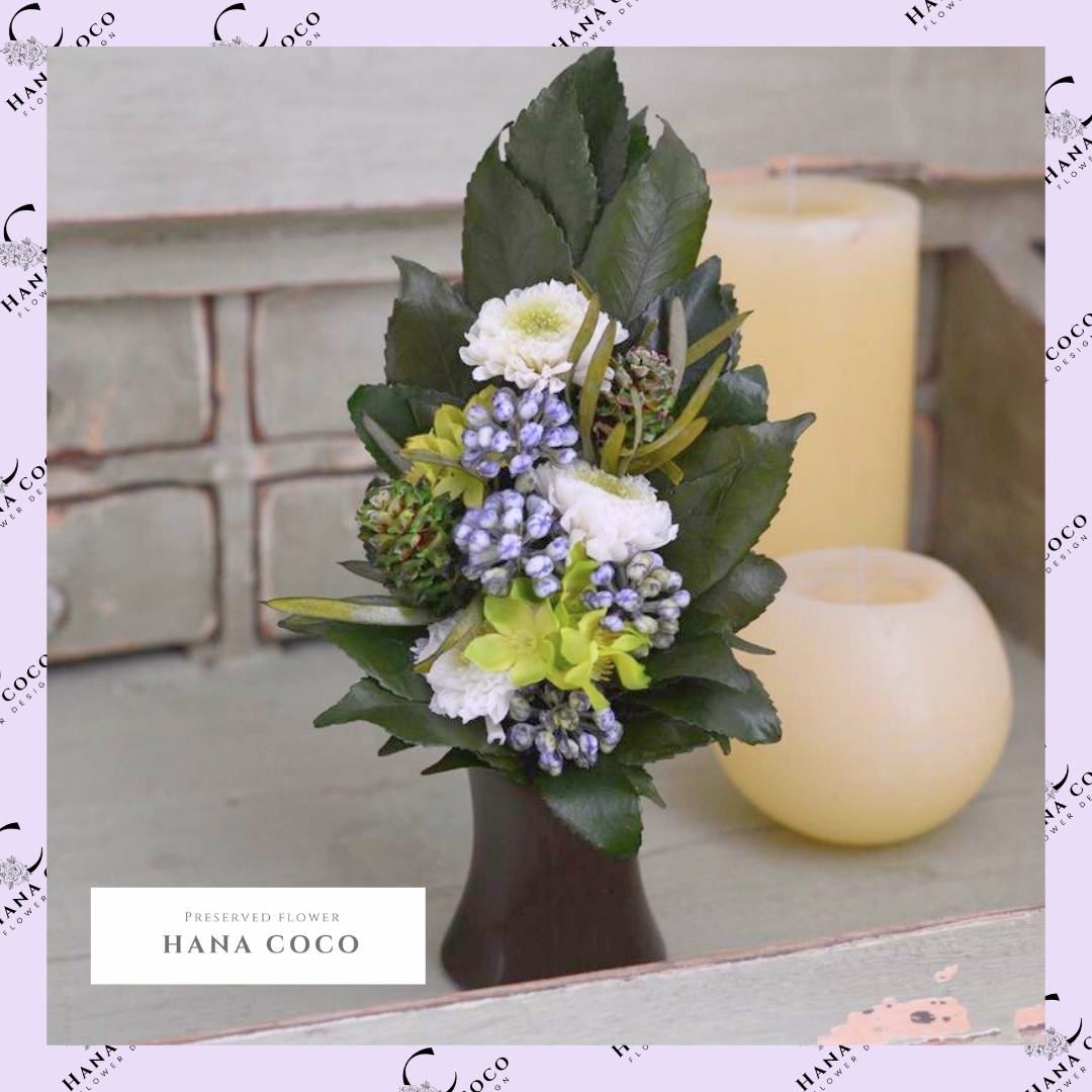 フルリール仏花　オーブ　プリザーブドフラワー