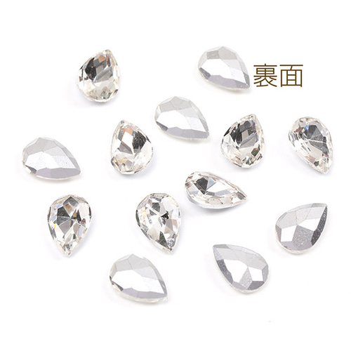 B1379 90個 ビジューストーン Vカットガラスストーン ラインストーン