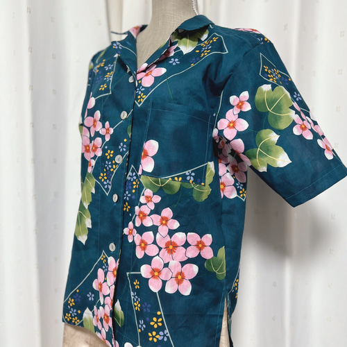 アロハシャツ　ハワイ　上下セット　Ｔシャツ　プルメリア　浴衣　パジャマ　甚平 楽天市場】○o。ハワイ直輸入!!子供用ハワイアン アロハシャツ
