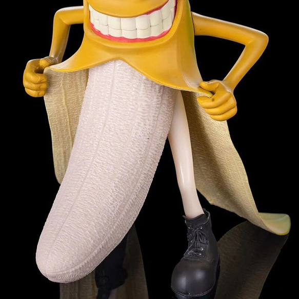 バナナドール フィギュア いたずら おもちゃ ちょい悪 面白い かわいい オブジェ 置物 プレゼント a-0295 4枚目の画像