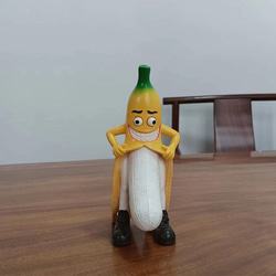 バナナドール フィギュア いたずら おもちゃ ちょい悪 面白い かわいい オブジェ 置物 プレゼント a-0295 6枚目の画像
