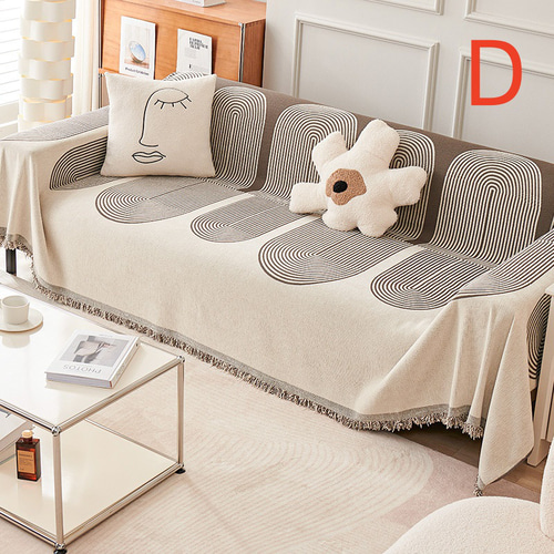 マルチカバー 大判 フリークロス フリンジ付きブランケット