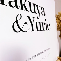 ウェルカムボード  波型 ウェーブ うねうね パネル ウェルカムボード　なみなみ 6枚目の画像