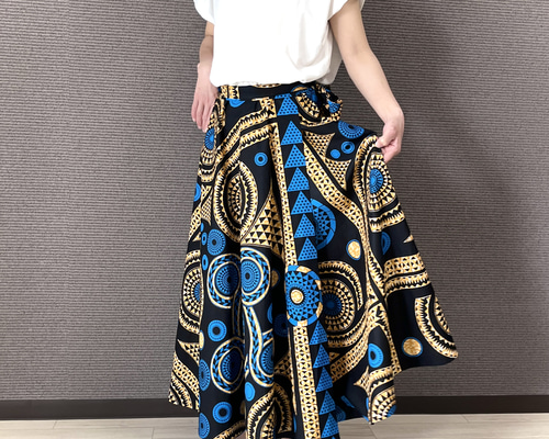 roku 6 ロク　ラップスカート巻きスカート roku WAIST POCKET APRON/ラップ スカート