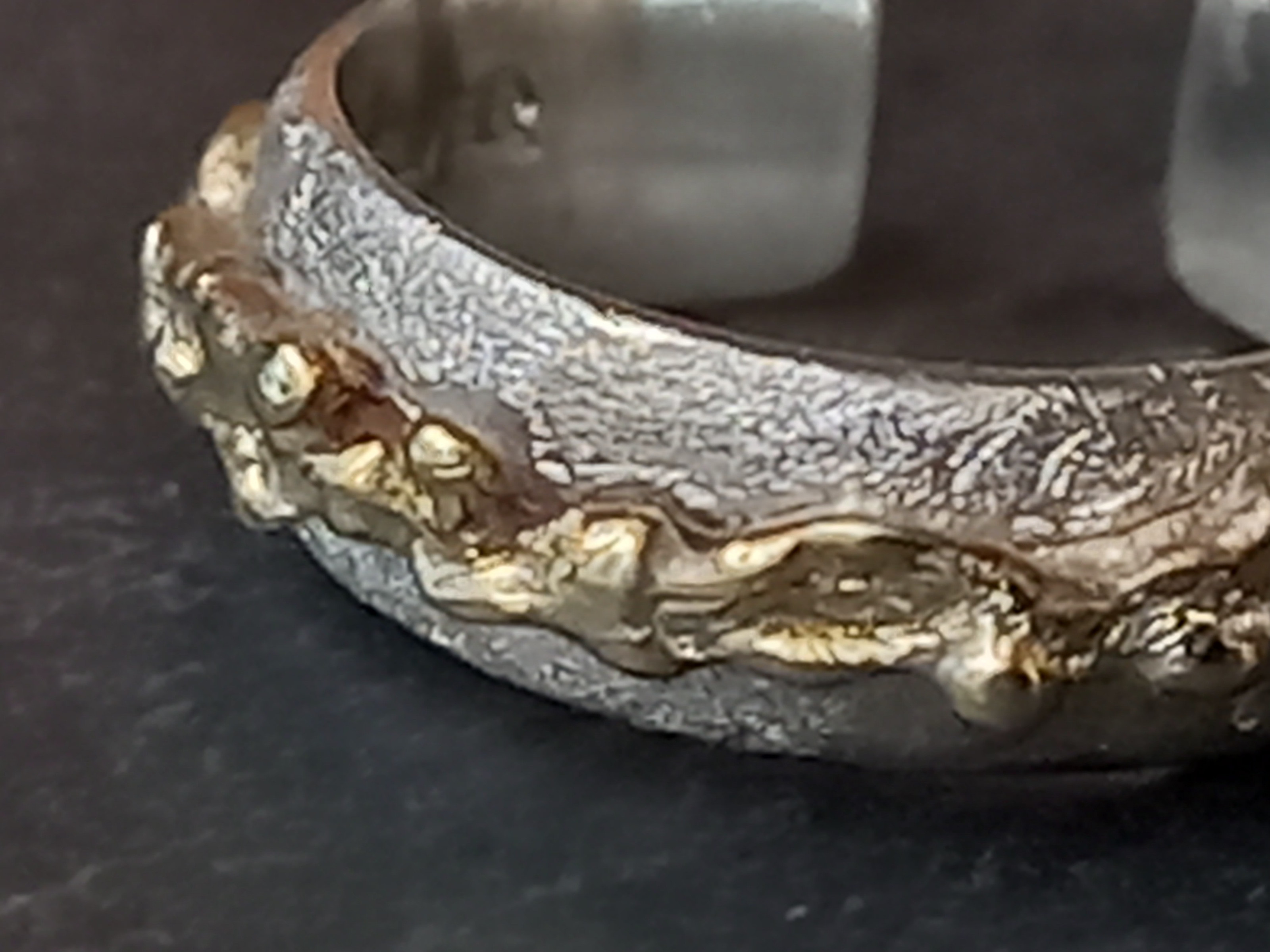 Utoka ☆ silver × brass  蔓 イヤーカフ b