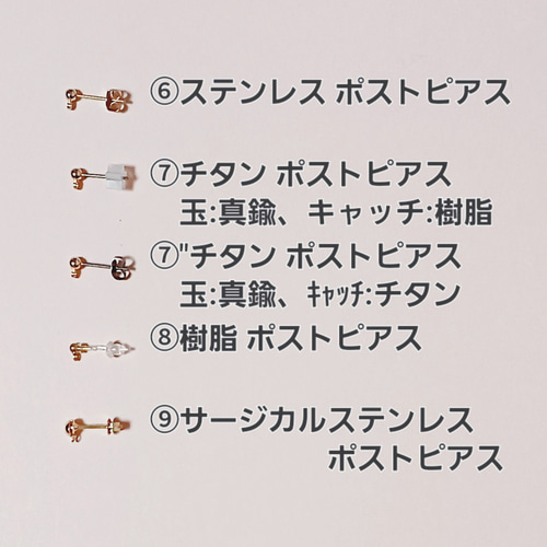 オーダー】クリアカラー 青りんご(中)のイヤリング・ピアス／青