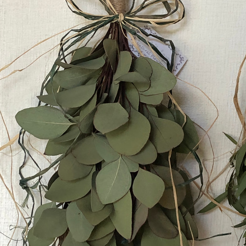 ドライフラワー スワッグ2点セット ユーカリ ナチュラル シンプル カントリー ドライフラワー ユーカリのナチュラルスワッグ 2セット 524