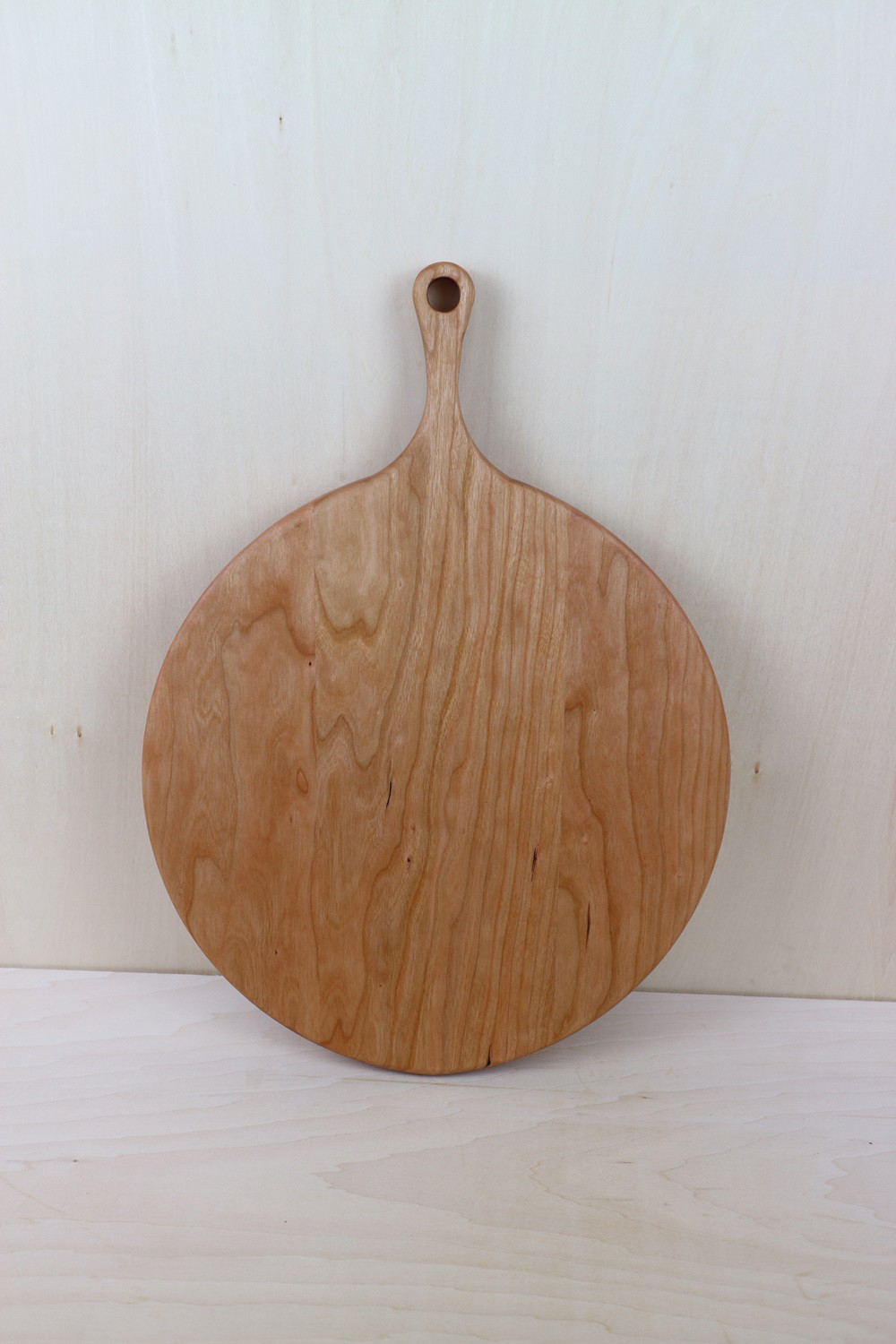 【無垢材】ブラックチェリー　ピザ用カッティングボード　キャンプ