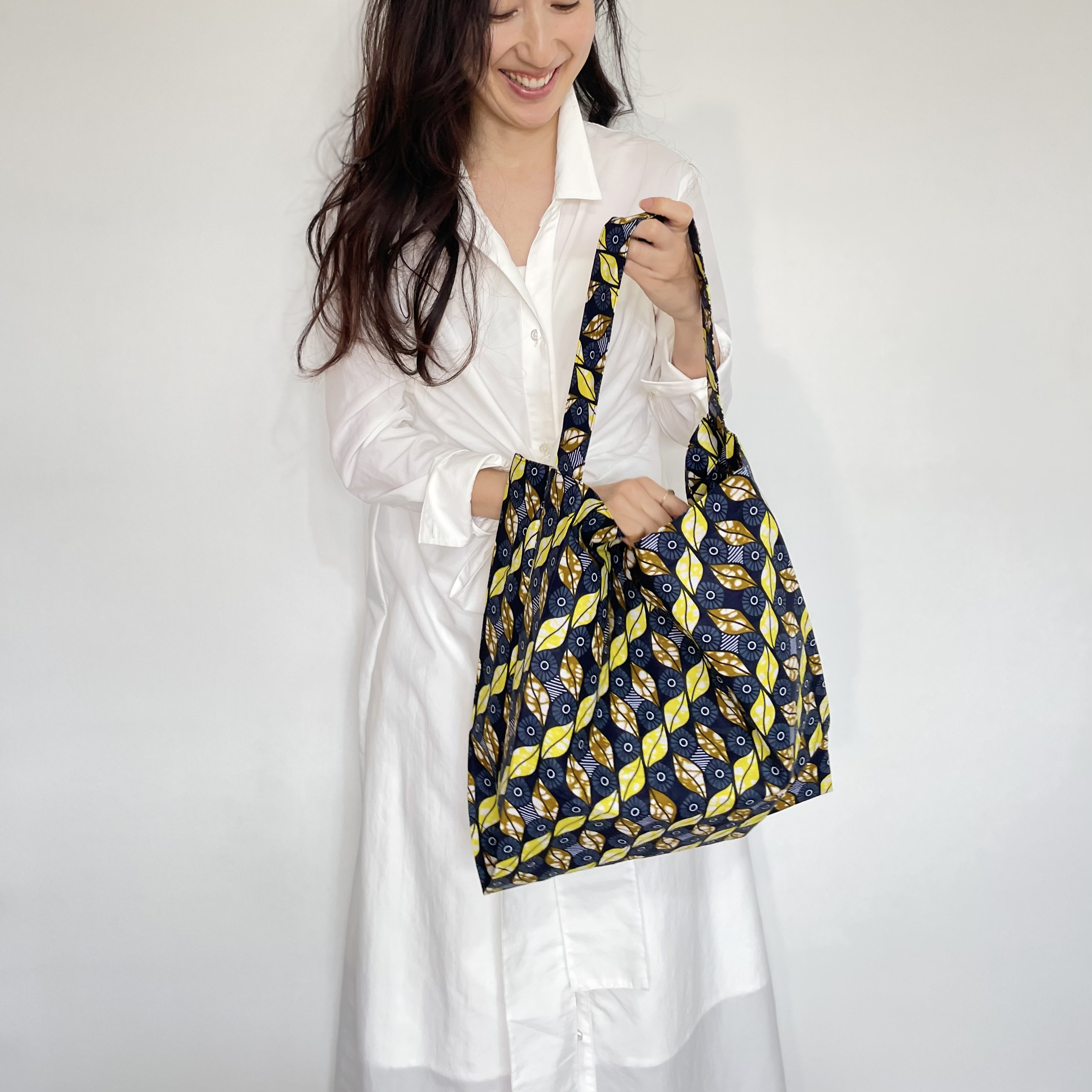 【アフリカ / バティック】ANYバッグ◆LEAF