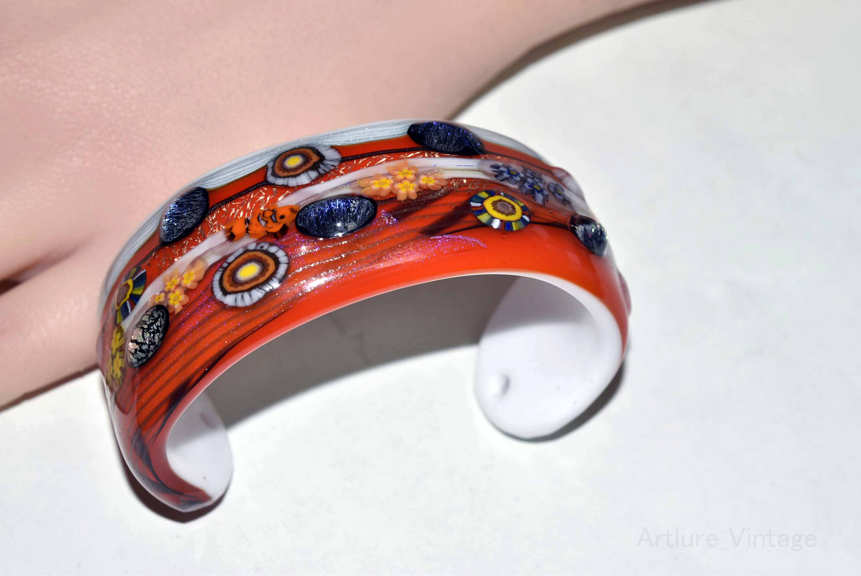 ガラスのブレスレット　、バングル　bracelet, bangle（ 11565-497）ガラスのアクセサリー