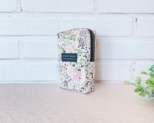 縦長フラットポーチ♥オーダー受け付け専用♥ フラットポーチ（ミニニットポーチ） ハート GPO0347-IV