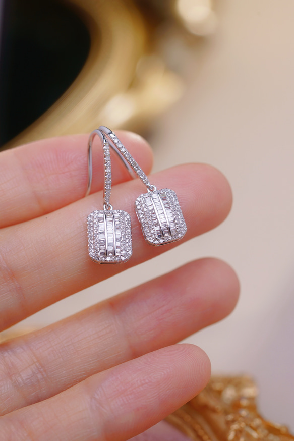 天然ダイヤモンドピアス0.5ct　k18 1枚目の画像