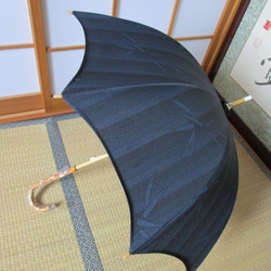 竹模様の着物から日傘（傘袋付き） 6枚目の画像