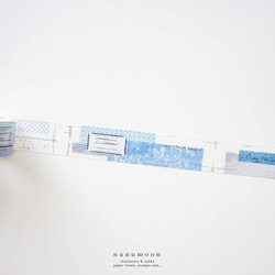 nunumoon original　コラージュ風　マスキングテープ　sky　11056 2枚目の画像