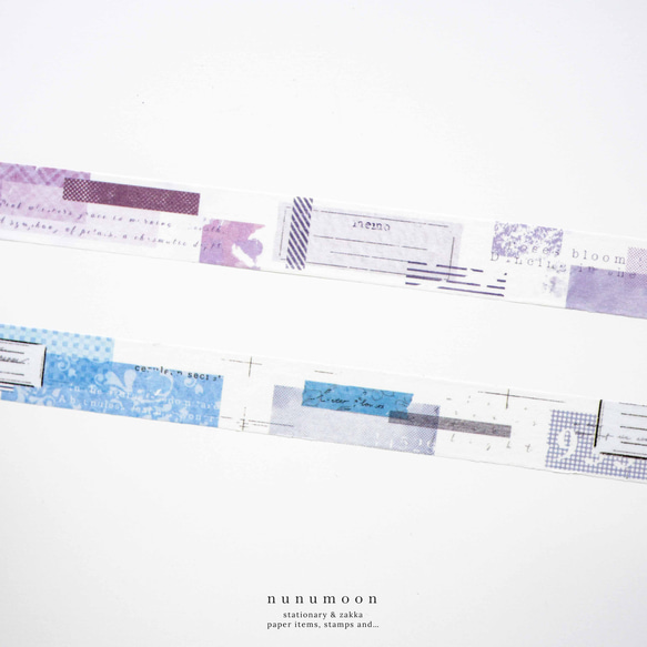 nunumoon original　コラージュ風　マスキングテープ　spring　11057 5枚目の画像