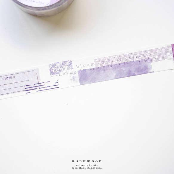 nunumoon original　コラージュ風　マスキングテープ　spring　11057 2枚目の画像