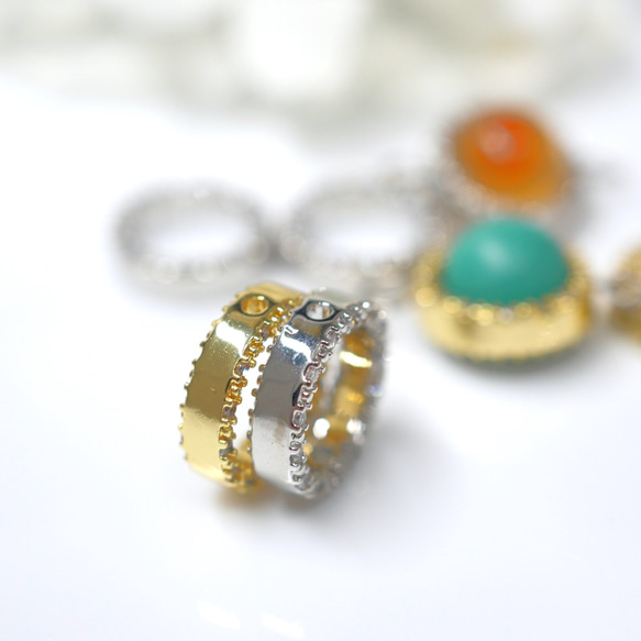 SHOP》8mm玉【天然アンバー/琥珀】1mm穴パーツ20個