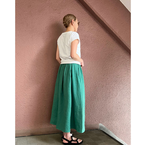 RATA❤️ショート丈❣️綺麗に揺れる❤️上質リネン100%❤️大人の  