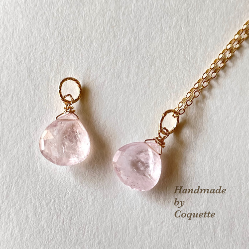 愛することの大切さを思い出したい!! モルガナイトの一粒チャーム