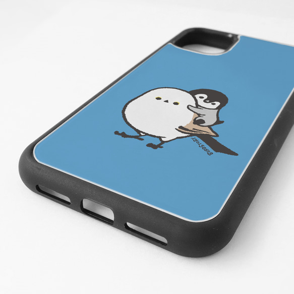 スマートフォンケース（PETIT BIRD / シマエナガ×ペンギン） 7枚目の画像