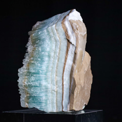 ミルフィーユ的美造形 パステルカラー 天然 アラゴナイト39g天然石 鉱物 標本｜アフガニスタン ヘルマンド州産 7枚目の画像