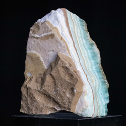 ミルフィーユ的美造形 パステルカラー 天然 アラゴナイト39g天然石 鉱物 標本｜アフガニスタン ヘルマンド州産 5枚目の画像