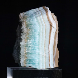 ミルフィーユ的美造形 パステルカラー 天然 アラゴナイト39g天然石 鉱物 標本｜アフガニスタン ヘルマンド州産 2枚目の画像