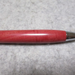 ピンクアイボリー　リップマーク　「桃色の象牙」　ガラスコート仕上げ　木軸ボールペン(シャープペンシル)　希少材  　 10枚目の画像