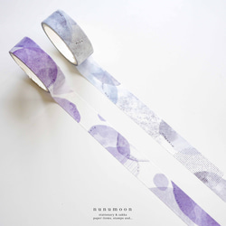 nunumoon original　コラージュ風　マスキングテープ　purple dream　11059 4枚目の画像