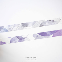 nunumoon original　コラージュ風　マスキングテープ　purple dream　11059 5枚目の画像