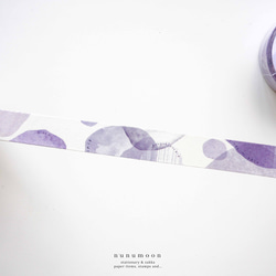 nunumoon original　コラージュ風　マスキングテープ　purple dream　11059 3枚目の画像