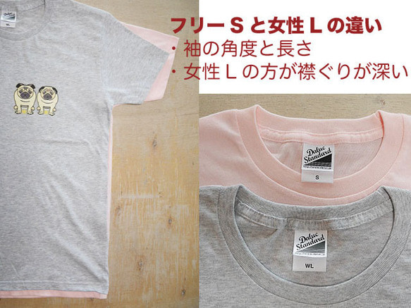 new猫半袖Tシャツ灰色/とうこ先生 6枚目の画像