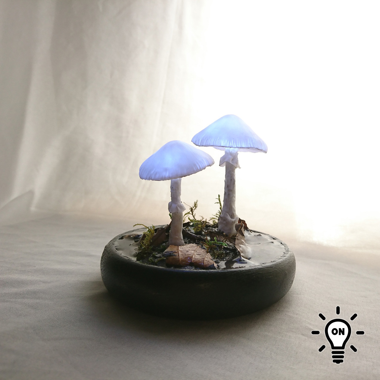 石粉粘土作品「The Bear and the Samurai」