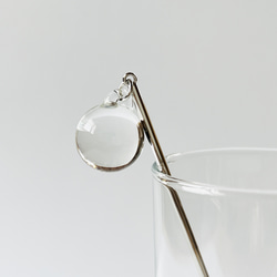 透明なガラス玉かんざし 2枚目の画像