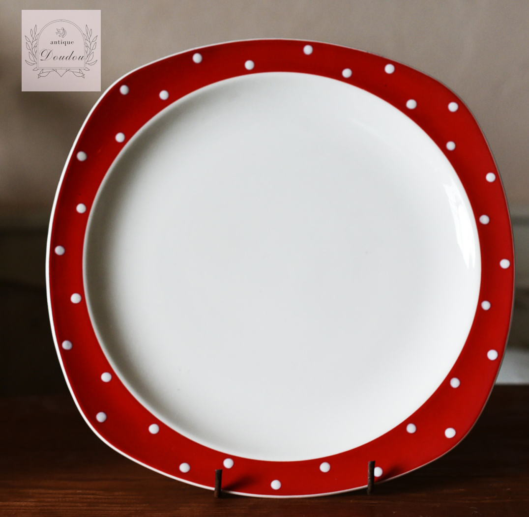 MIDWINTER"レッドドミノシリーズ"プレート【s0022】