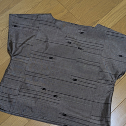 着物リメイク  ブラウス・ギャザースカート　大島紬　M〜L 5枚目の画像