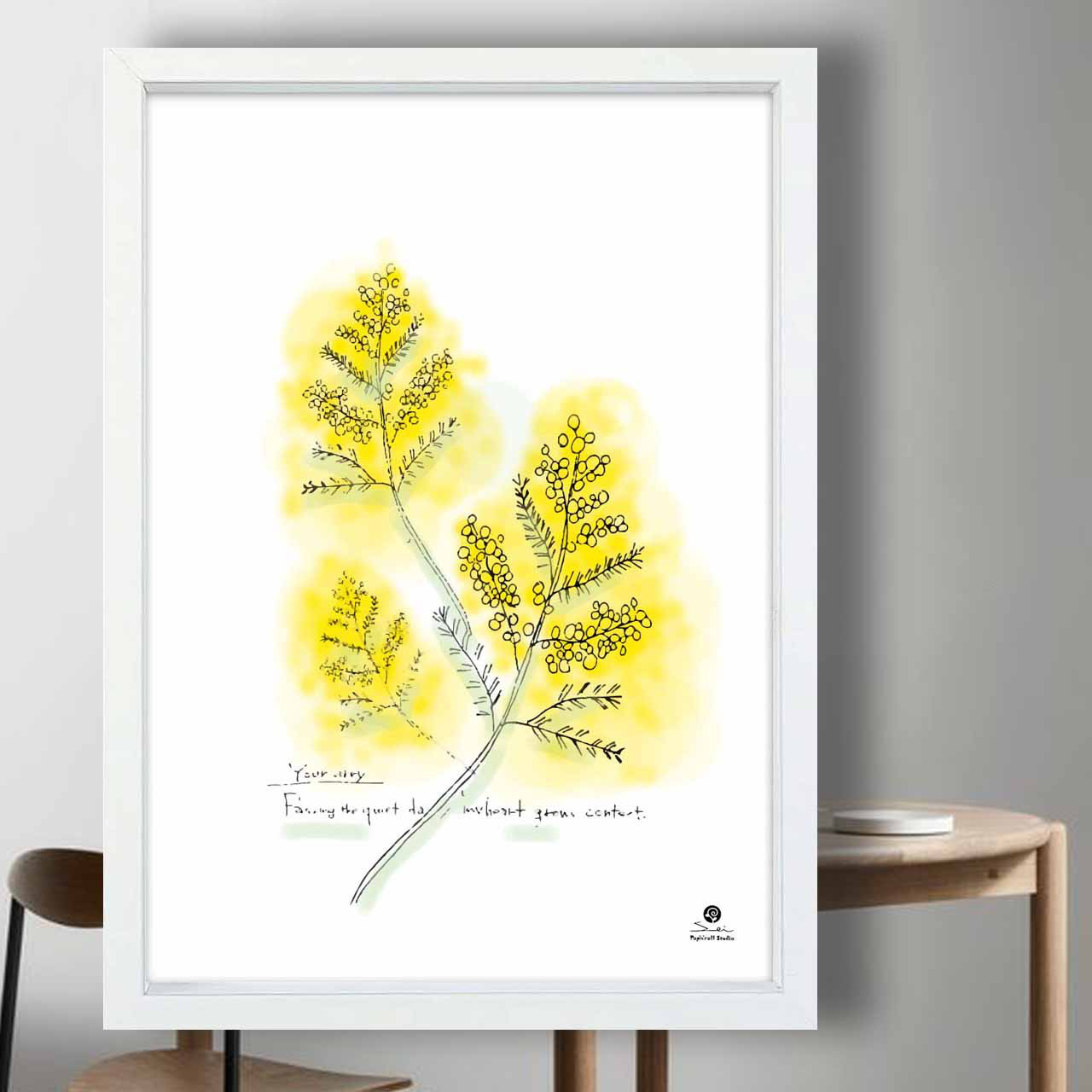 オールシーズン　花　イラスト　ポスター　A4 A3 A2 A1　アート  　アートポスター　sei検索　2801