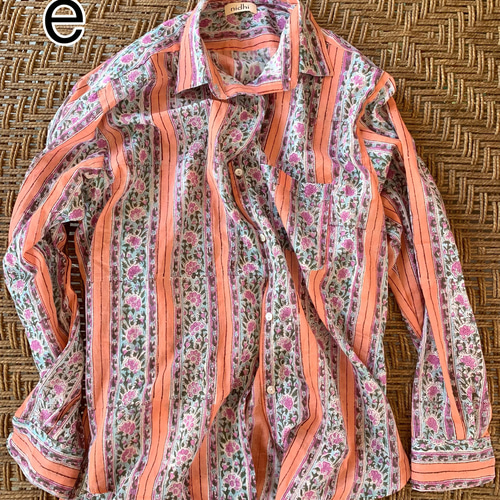 30%Off》インド綿 ブロックプリント シャツ シャツ nidhi 通販