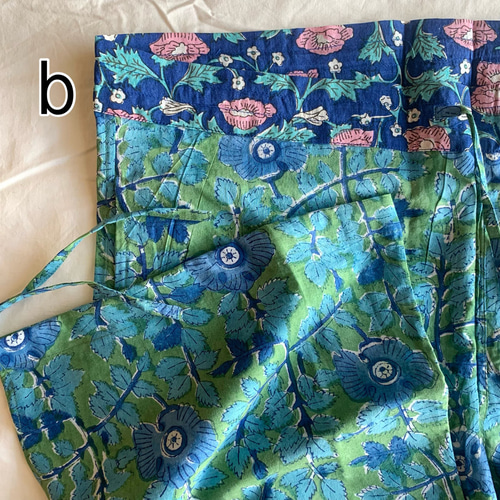 インド綿 ブロックプリント パンツ ロングパンツ nidhi 通販