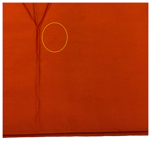 正絹　付け帯　袋帯　橙　金彩　上品　簡単装着　二部式　二重太鼓　作り帯 7枚目の画像