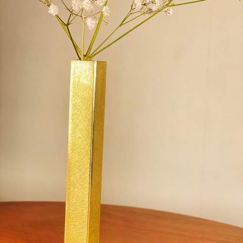 一輪挿し 花器 花入れ 花生け 花瓶 真鍮製 真鍮製 一輪挿し 壁掛け 花瓶 ストレート 花器 贈り物 インテリア