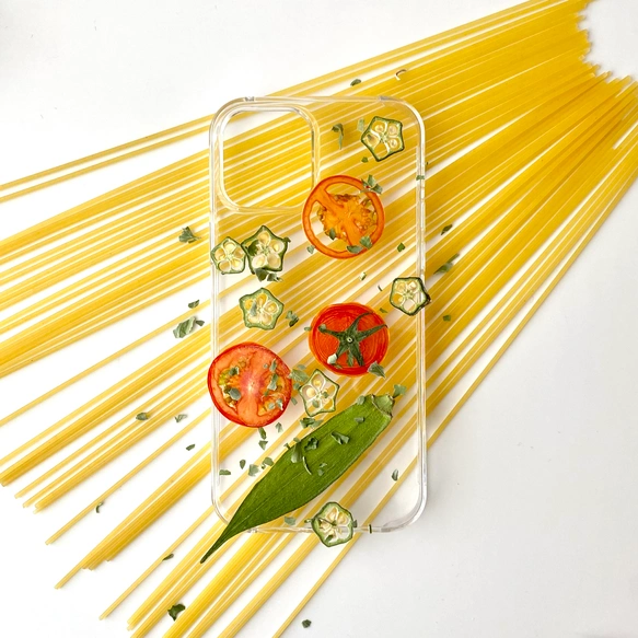 51a.オクラとトマトの冷製パスタ