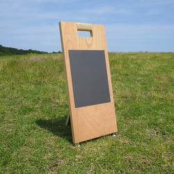 A型看板｜黒板になる・マグネットがくっつく・アジャスター付き・ロゴ名入れ可｜60×30cm 1枚目の画像