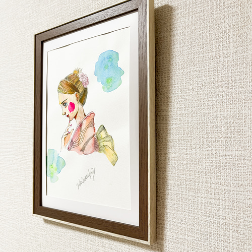 専用 絵画 手描きイラスト 原画 水彩画 美人画 裸婦画 人物画 青臭 専用 絵画 手描きイラスト 原画 水彩画 美人画 裸婦画 人物画 青臭