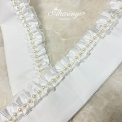 姫系 ほんのりピンク＆白いレースのティッシュカバー ボックス