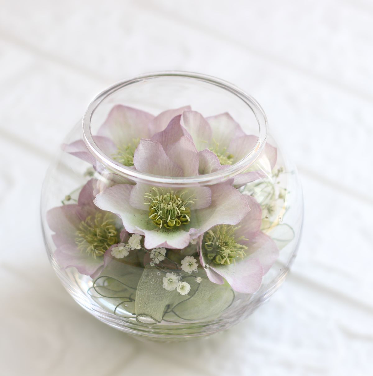 ❤『永遠の優雅さを届けるピンククリスマスローズ』■ドライフラワー■仏花　誕生日