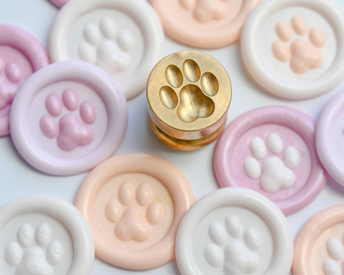 Wax seal stamp │ 肉球 mini pad │ シーリングスタンプ【15mm