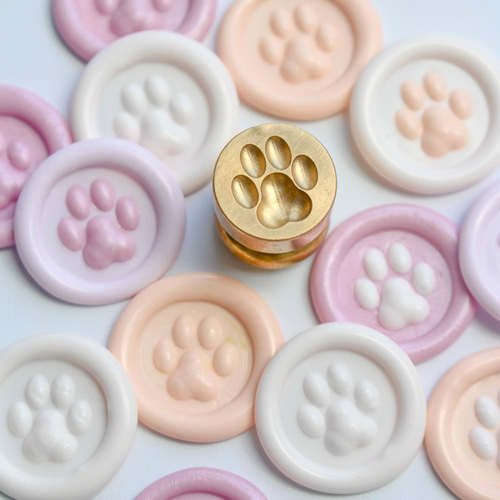 まりさま用 Wax seal stamp │ 肉球 mini pad │ シーリングスタンプ【15mm