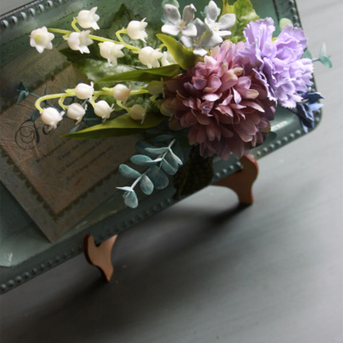 【mku さま】 ୨୧ * フラワーレリーフ アンティークプレート e8b5077bf1eac0667bfbde0d20c492